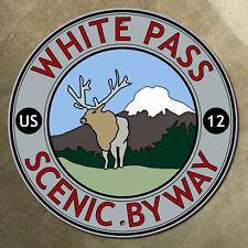 Washington White Pass Scenic Byway highway marker road sign Mount St Helens 16
