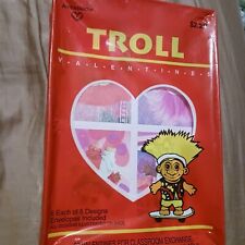 VALENTINE'S DAY RUSS TROLL CARDS AMBASSADOR VINTAGE 1993 NEW   picture