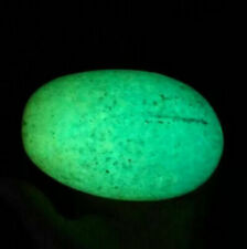 77g -87g Glow In The Dark Tibetan Wealth God Ancient Luminous Egg Old Dzi Bead picture