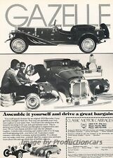 1982 Classic Motors Carriages Gazelle Advertisement Print Art Car Ad J788 picture