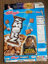 KELLOGG'S SMORZ CEREAL-2005-STAR WARS-PRINCESS LEIA-CARDS ON BACK-FLAT BOX picture