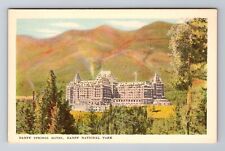 Banff-Alberta, Banff Springs Hotel, Advertising, Antique Vintage Postcard picture