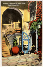 Brulatour Courtyard, 520 Royal Street, New Orleans LA Postcard picture