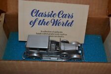 DANBURY MINT 1926 ISOTTA FRASCHINI PEWTER CAR ORIGINAL SHIPPING BOX FROM 1981 picture