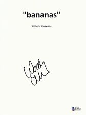 WOODY ALLEN SIGNED AUTO BANANAS SCRIPT FULL 110 PAGE SCREENPLAY BECKETT BAS picture