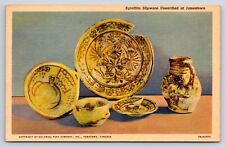 Postcard Jamestown, VA Sgraffito Slipware Unearthed Jamestown Archeological  picture