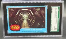 1977 Topps Star Wars Cornered In The Labyrinth #37 SGC 8.5 picture