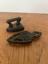 Cast Metal Miniature Iron with Stand picture