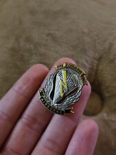 POST WWII US Army 7th Corps LRRP Airborne Crest Pin picture