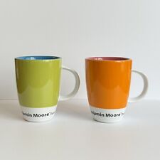 Rare Collectible Benjamin Moore Ceramic Collection Coffee Mug Set By Mokita picture