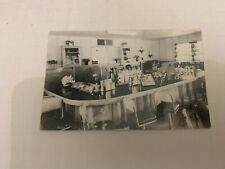 c.1950 Interior View Of Diner Advertising Real Photo Postcard picture