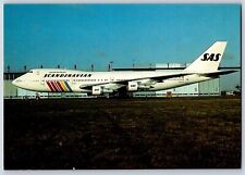 Airplane Postcard SAS Scandinavian Airlines Boeing 747-238B BO22 picture