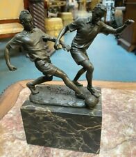 Small Bronze Statue - Soccer Players picture
