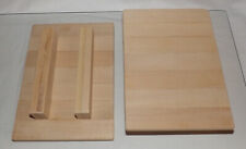 Pair of JimiPlank Sushi Serving Boards Handmade All Natural Wood 5 x 7 no chemic picture