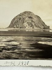2O Photograph 1939 Hill Rocky Outcrop Island Ocean Artistic View  picture