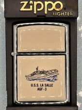 Vintage 1988 U.S.S. La Salle AGF-3 Zippo Lighter NEW picture