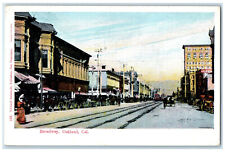 1907 Broadway Business Section Oakland California CA Posted Antique Postcard picture