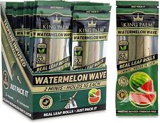 King Palm | Mini | Watermelon wave| Palm Leaf Rolls | 20 Packs of 2 Each=40Rolls picture