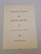 May 1952 Mount Gilead High School Student Graduation Mt Vintage North Carolina 1 picture