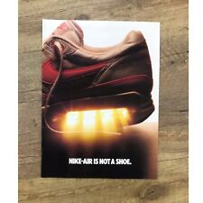 Vintage 1987 Nike AirMax 1 8 Page Advertisement  picture