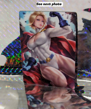 3D lenticular Sexy Anime Card  Lewds - NEW RELEASE - Power Girl- 3 Progression picture