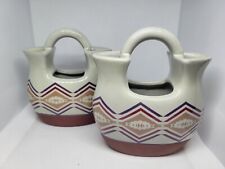 Set of Vintage Wedding Vases in Tribal Southwest Design picture