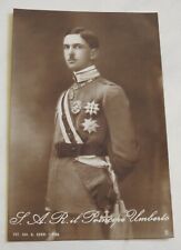 Antique postcard Italy royalty S A R il PRINCIPE UMBERTO Prince Umberto picture