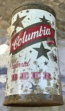 Columbia Beer 12oz Flat Top Beer Can Columbia Brewing Shenandoah Pa picture