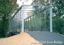 Postcard John Bright Iron Bridge, Lancaster, Ohio picture
