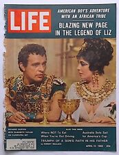 Life Magazine Cover Only ( Richard Burton with Elizabeth Taylor ) April 13, 1962 picture