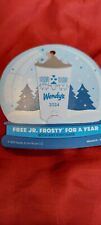 1 Wendys Frosty Key Tags w/cards Free Jr Frosty With Purchase All Year For 2024 picture
