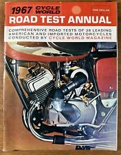 Vintage 1967 Cycle World Magazine Road Test Annual Motorcycle Very Good picture