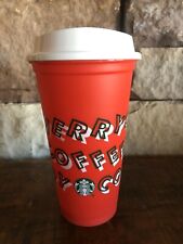 Starbucks 2019 Reusable Hot Cup Grande 16oz Limited Edition Christmas/Holiday picture