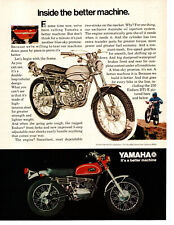 1971 YAMAHA 250 ENDURO DT1-E MOTORCYCLE ~ ORIGINAL PRINT AD picture