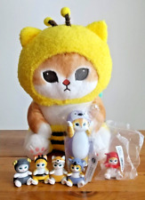 Mofusand Bee Mitsubachi Nyan BIG Plush Doll Cat Stuffed Toy figure 11.8in 7set picture