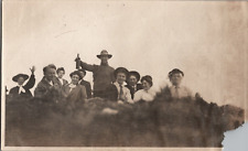 Fantastic Abstract Happy Victorian Friends Partying Outdoors c1900 picture