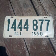 1950 Illinois License Plate - 