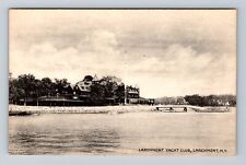 Larchmont NY-New York, Larchmont Yacht Club, Antique Souvenir Vintage Postcard picture