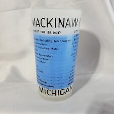 Vintage Mackinaw City Michigan Souvenir Glass picture