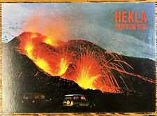 Hekla Eruption 1970 Color Photo Volcano Postcard, Unposted Souvenir Iceland Card picture