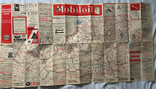 Vintage 1937 Austria Touring Club Mobil Oil Road Map Osterreich advertisements picture