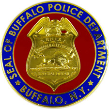 Buffalo City New York Police Special Detail Stadium Detail Challenge Coin GL6-00 picture