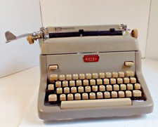 Royal Model FP Typewriter Vintage Typing  1960s Manual Retro Gray Works Good 832 picture