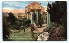 SAN FRANCISCO, CA California ~ PALACE of FINE ARTS  c1910s Mitchell  Postcard picture