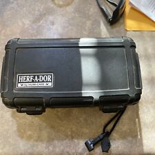 Herf-A-Dor By Humi-Care Hard Case Travel Cigar Humidor  picture