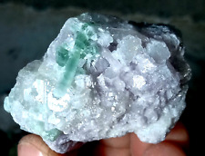 500 carat Beautiful Top quality Tourmaline with Quartz crystal specimen@ Afghan picture