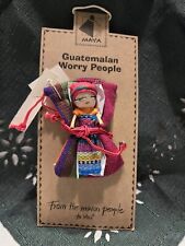 Worry Doll Guatemalan Mayan People Handmade On Original Card picture