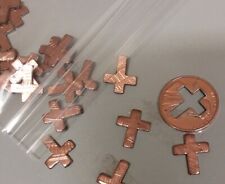 small copper penny crosses, 50 per bag picture