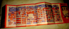 VINTAGE LOVELY ILLUSTRATED CARTOON MAP OF CHICAGO BY DON WILSON 1984 picture