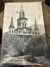 Vintage St Louis Cathedral Souvenir Booklet undated religious church landmarks picture